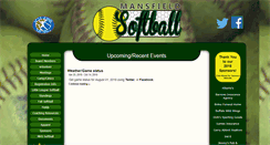 Desktop Screenshot of mansfieldgirlssoftball.com